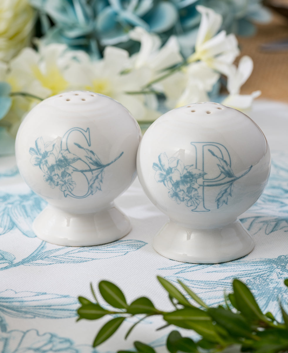 Fiesta Dinnerware - Botanical Floral Sky 2 5/8 Inch Salt and Pepper Shaker Set - Botanical Floral Sky 2 5/8 Inch Salt and Pepper Shaker Set - Image 2