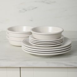 Alternative view of Fiesta Dinnerware - Classic Rim 12-Piece Dinnerware Set, Service for 4 - Classic Rim 12-Piece Dinnerware Set, Service for 4