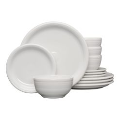 Fiesta Dinnerware - Bistro Coupe 12-Piece Dinnerware Set, Service for 4 - Bistro Coupe 12-Piece Dinnerware Set, Service for 4