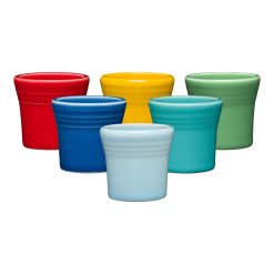 Fiesta Dinnerware - Vibrant 1 1/2 OZ Mixed Colors 6pc Ceramic Shot Glass Set - Vibrant 1 1/2 OZ Mixed Colors 6pc Ceramic Shot Glass Set