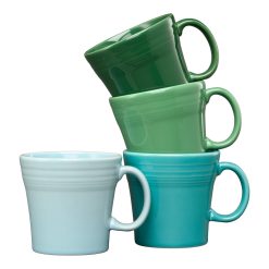 Fiesta Dinnerware - Mixed Aegean 15 OZ Set of 4 Mixed Tapered Mug Set - Mixed Aegean 15 OZ Set of 4 Mixed Tapered Mug Set