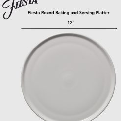 Alternative view of Fiesta Dinnerware - Foundry 12 Inch Round Baking and Serving Platter - Foundry 12 Inch Round Baking and Serving Platter