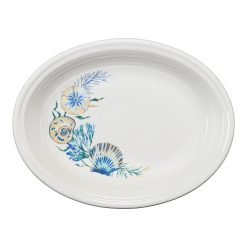 Fiesta Dinnerware - New Retired Coastal Shores 11 5/8 Inch Medium Oval Serving Platter - New Retired Coastal Shores 11 5/8 Inch Medium Oval Serving Platter