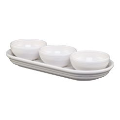 Fiesta Dinnerware - Fiesta 4-Piece Condiment Set White - Fiesta 4-Piece Condiment Set White