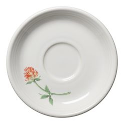 Fiesta Dinnerware - New Retired Breezy Floral Classic Rim 5 7/8 Inch Saucer - New Retired Breezy Floral Classic Rim 5 7/8 Inch Saucer