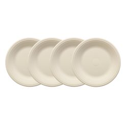 Fiesta Dinnerware - Linen Set of 4 Classic Rim 10 1/2 Inch Dinner Plate - Linen Set of 4 Classic Rim 10 1/2 Inch Dinner Plate