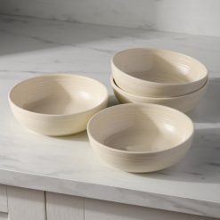 Alternative view of Fiesta Dinnerware - Linen Set of 4 Coupe 6 3/4 Inch Salad Bowl 24 OZ - Linen Set of 4 Coupe 6 3/4 Inch Salad Bowl 24 OZ