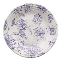 Fiesta Dinnerware - Botanical Floral Lavender Classic Rim 9 Inch Luncheon Plate - Botanical Floral Lavender Classic Rim 9 Inch Luncheon Plate