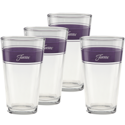 Fiesta Dinnerware - Lavender 16 oz. Frame Cooler Glass - Set of 4 - Lavender 16 oz. Frame Cooler Glass - Set of 4