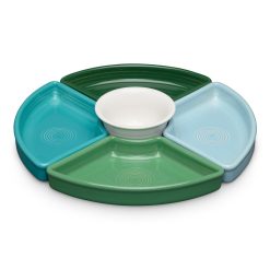 Fiesta Dinnerware - Aegean 5-Piece Mixed Colors Entertaining Set 8 1/5 Inch - Aegean 5-Piece Mixed Colors Entertaining Set 8 1/5 Inch