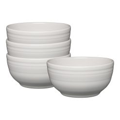 Fiesta Dinnerware - White Bistro Coupe 5 1/2 Inch Cereal Bowl 22 oz, Set of 4 - White Bistro Coupe 5 1/2 Inch Cereal Bowl 22 oz, Set of 4