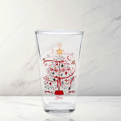 Alternative view of Fiesta Dinnerware - Holly Berry Christmas Tree 16 oz. Cooler Glass - Set of 4 - Holly Berry Christmas Tree 16 oz. Cooler Glass - Set of 4