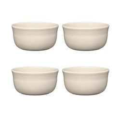 Fiesta Dinnerware - Linen Set of 4 All-Purpose 6-Inch 28OZ Gusto Bowls - Linen Set of 4 All-Purpose 6-Inch 28OZ Gusto Bowls