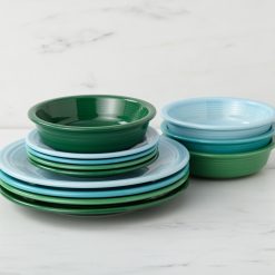 Alternative view of Fiesta Dinnerware - Mixed Aegean Classic Rim 12-Piece Dinnerware Set, Service for 4 - Mixed Aegean Classic Rim 12-Piece Dinnerware Set, Service for 4