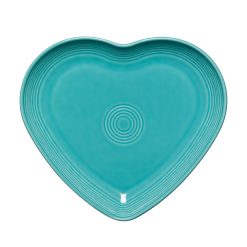 Alternative view of Fiesta Dinnerware - Retired Fiesta 9 Inch Heart Shaped Plate - Retired Fiesta 9 Inch Heart Shaped Plate
