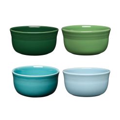 Fiesta Dinnerware - Mixed Aegean All-Purpose 6-Inch 28OZ Gusto Bowls, Set of 4 - Mixed Aegean All-Purpose 6-Inch 28OZ Gusto Bowls, Set of 4