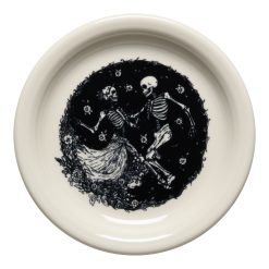 Alternative view of Fiesta Dinnerware - Skeleton Duet Linen Bistro Coupe 6 1/4 Inch Appetizer Plate - Skeleton Duet Linen Bistro Coupe 6 1/4 Inch Appetizer Plate