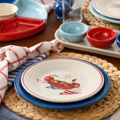 Alternative view of Fiesta Dinnerware - Americana Apple Pie Classic Rim 9 Inch Luncheon Plate - Americana Apple Pie Classic Rim 9 Inch Luncheon Plate
