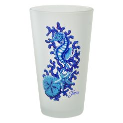 Alternative view of Fiesta Dinnerware - Retired 16 oz. Fiesta® Coastal Seahorse Frosted Cooler, Set of 4 - Retired 16 oz. Fiesta® Coastal Seahorse Frosted Cooler, Set of 4