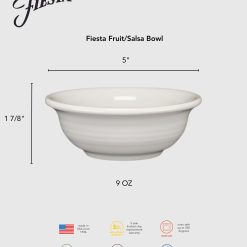 Alternative view of Fiesta Dinnerware - Foundry 5 Inch Fruit/Salsa Bowl 9 OZ - Foundry 5 Inch Fruit/Salsa Bowl 9 OZ