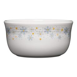 Fiesta Dinnerware - White Snowflake All-Purpose 6 Inch Gusto Bowl 28 OZ - White Snowflake All-Purpose 6 Inch Gusto Bowl 28 OZ