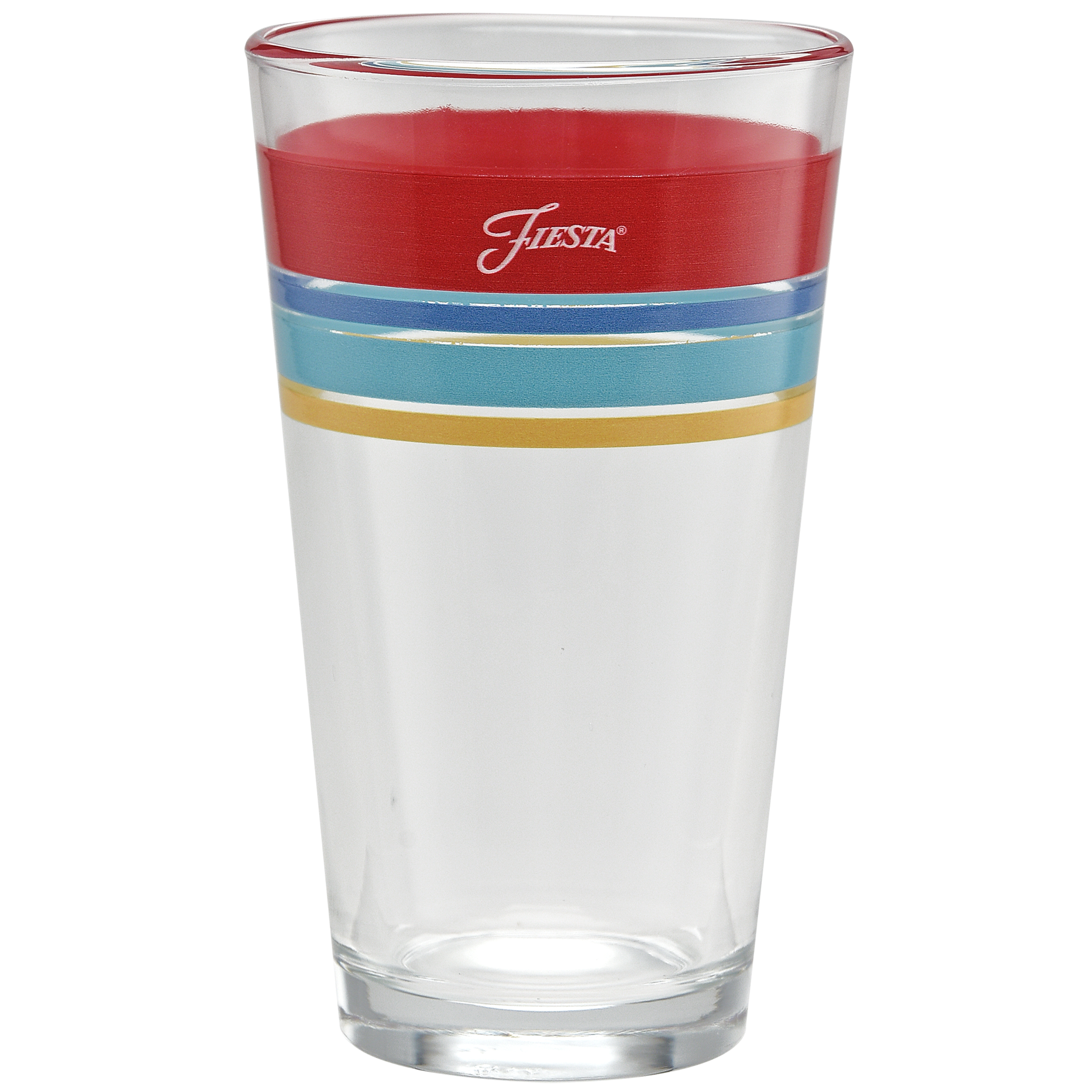 Fiesta Dinnerware - Vibrant 16 oz. Edgeline Cooler Glass - Set of 4 - Vibrant 16 oz. Edgeline Cooler Glass - Set of 4 - Image 2