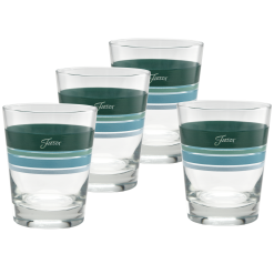 Fiesta Dinnerware - Mixed Aegean 15 oz. Edgeline Tapered Double Old Fashion - Set of 4 - Mixed Aegean 15 oz. Edgeline Tapered Double Old Fashion - Set of 4