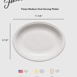 Alternative view of Fiesta Dinnerware - Foundry 11 5/8 Inch Medium Oval Serving Platter - Foundry 11 5/8 Inch Medium Oval Serving Platter