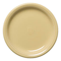 Fiesta Dinnerware - Retired Ivory Bistro Coupe 7 1/4 Inch Salad Plate - Retired Ivory Bistro Coupe 7 1/4 Inch Salad Plate