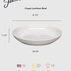 Alternative view of Fiesta Dinnerware - Lavender Coupe 8 1/2 Inch Luncheon Bowl 26 OZ - Lavender Coupe 8 1/2 Inch Luncheon Bowl 26 OZ