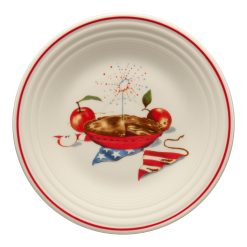 Fiesta Dinnerware - Americana Apple Pie Classic Rim 9 Inch Luncheon Plate - Americana Apple Pie Classic Rim 9 Inch Luncheon Plate