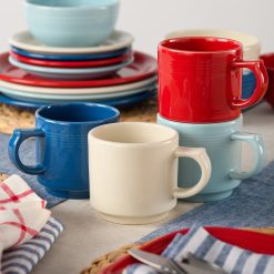 Alternative view of Fiesta Dinnerware - Mixed Americana 16 OZ Set of 4 Stackable Mug Set - Mixed Americana 16 OZ Set of 4 Stackable Mug Set