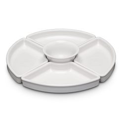 Fiesta Dinnerware - White 5-Piece Entertaining Set 8 1/5 Inch - White 5-Piece Entertaining Set 8 1/5 Inch