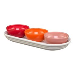 Fiesta Dinnerware - Sunset Horizon Mixed Colors 4-Piece Condiment Set - Sunset Horizon Mixed Colors 4-Piece Condiment Set