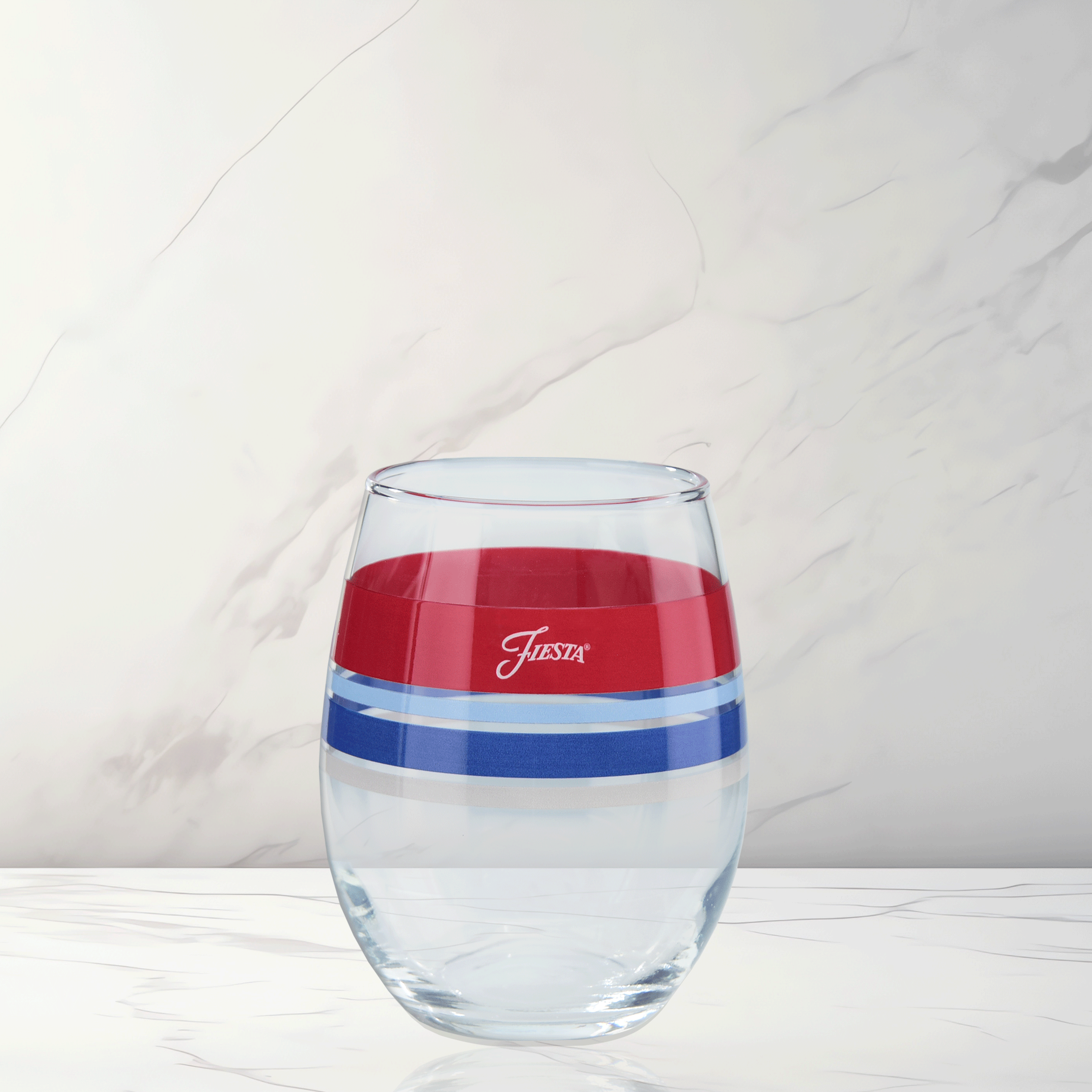 Fiesta Dinnerware - Americana 15 oz. Edgeline Stemless Wine, Set of 4 - Americana 15 oz. Edgeline Stemless Wine, Set of 4 - Image 3