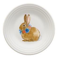 Fiesta Dinnerware - New Retired Breezy Floral Easter Classic Rim 9 Inch Luncheon Plate - New Retired Breezy Floral Easter Classic Rim 9 Inch Luncheon Plate