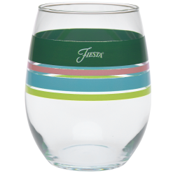 Alternative view of Fiesta Dinnerware - Retired 15 oz. Fiesta® Edgeline Stemless Wine Tropical, Set of 4 - Retired 15 oz. Fiesta® Edgeline Stemless Wine Tropical, Set of 4