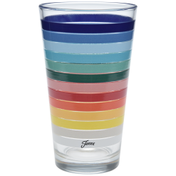 Alternative view of Fiesta Dinnerware - 16 oz. All Colors Stripe Cooler Glass - Set of 4 - 16 oz. All Colors Stripe Cooler Glass - Set of 4