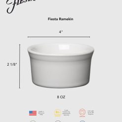 Alternative view of Fiesta Dinnerware - New Retired Fiesta 8 OZ Ramekin 4 Inch - New Retired Fiesta 8 OZ Ramekin 4 Inch