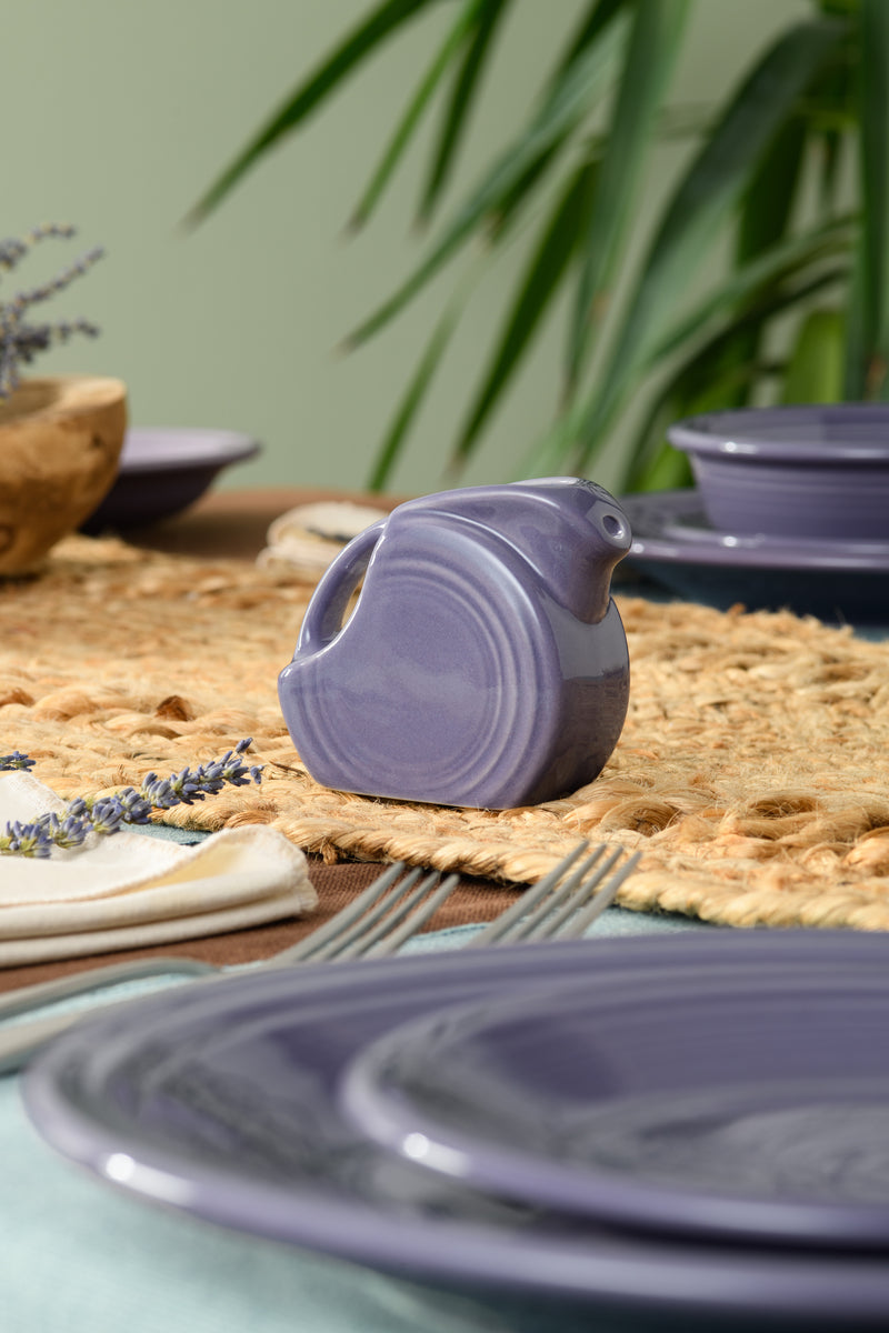 Fiesta Dinnerware - Lavender 5 OZ Mini Disk Pitcher - Lavender 5 OZ Mini Disk Pitcher - Image 2