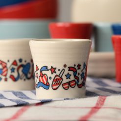Alternative view of Fiesta Dinnerware - 4th of July 1 1/2, OZ Ceramic Shot Glass - 4th of July 1 1/2, OZ Ceramic Shot Glass