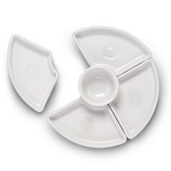 Alternative view of Fiesta Dinnerware - White 5-Piece Entertaining Set 8 1/5 Inch - White 5-Piece Entertaining Set 8 1/5 Inch