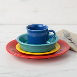 Alternative view of Fiesta Dinnerware - Classic Rim 4-Piece Place Setting, Service for 1 - Classic Rim 4-Piece Place Setting, Service for 1