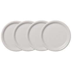 Fiesta Dinnerware - White Bistro Coupe 10 1/2 Inch Dinner Plate, Set of 4 - White Bistro Coupe 10 1/2 Inch Dinner Plate, Set of 4