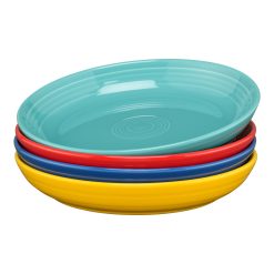 Fiesta Dinnerware - Mixed Vibrant Coupe 8 1/2 Inch Luncheon Bowl 26 OZ, Set of 4 - Mixed Vibrant Coupe 8 1/2 Inch Luncheon Bowl 26 OZ, Set of 4