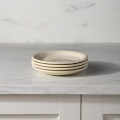 Alternative view of Fiesta Dinnerware - Linen Set of 4 Bistro Coupe 7 1/4 Inch Salad Plate - Linen Set of 4 Bistro Coupe 7 1/4 Inch Salad Plate