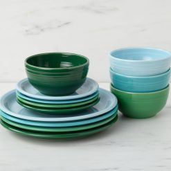 Alternative view of Fiesta Dinnerware - Mixed Aegean Bistro Coupe 12-Piece Dinnerware Set, Service for 4 - Mixed Aegean Bistro Coupe 12-Piece Dinnerware Set, Service for 4