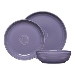 Fiesta Dinnerware - Lavender Coupe Bowl 3-Piece Place Setting - Lavender Coupe Bowl 3-Piece Place Setting