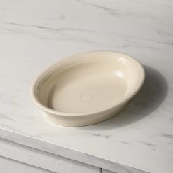 Alternative view of Fiesta Dinnerware - New Retired Linen Oval Baker 10 1/4 Inch 40 OZ - New Retired Linen Oval Baker 10 1/4 Inch 40 OZ